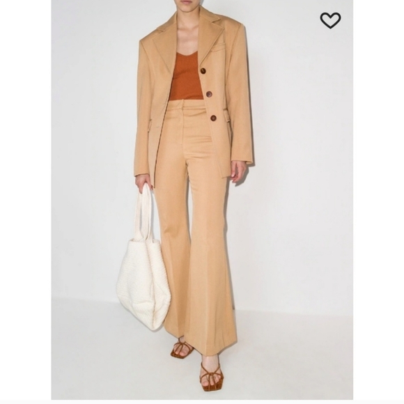 LIVR NWTs Wool Blend Twill Bell Bottoms - Picture 3 of 11